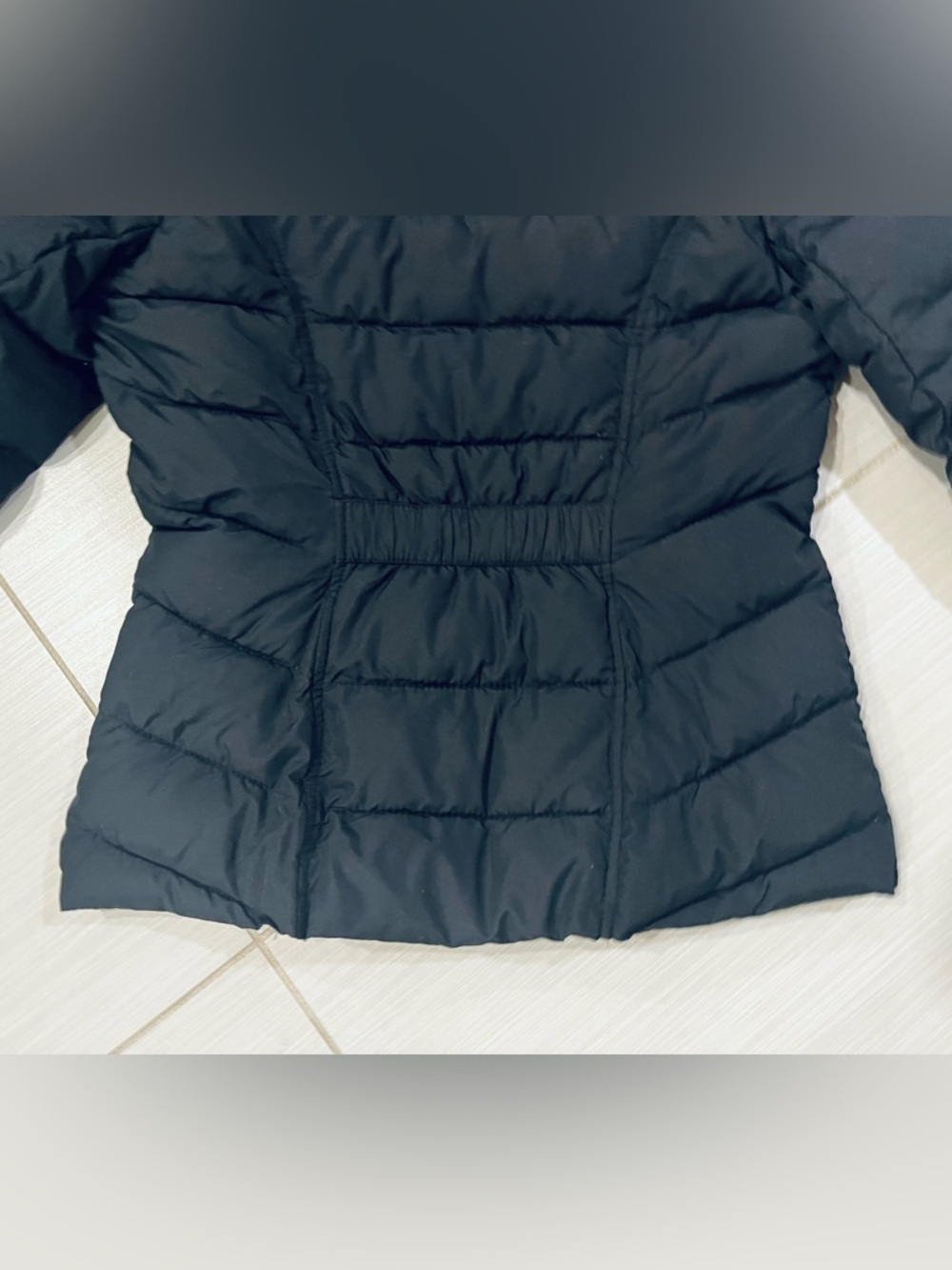 Abercrombie & Fitch Black Puffer Water-Resistant Jacket with Removable Hood - Picture 6 of 6